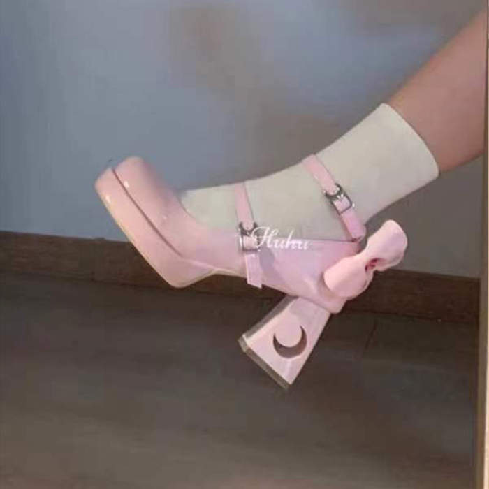 Sweet Starmoon Lolita Heels Shoes Round Toe