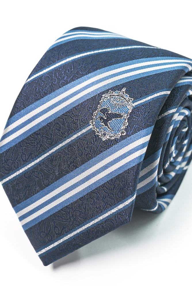 Pooting Bear Harry Potter Ravenclaw Blue Tie and Badge