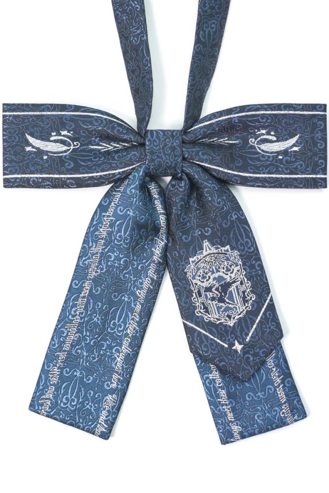 Pooting Bear Harry Potter Ravenclaw Blue Tie and Badge