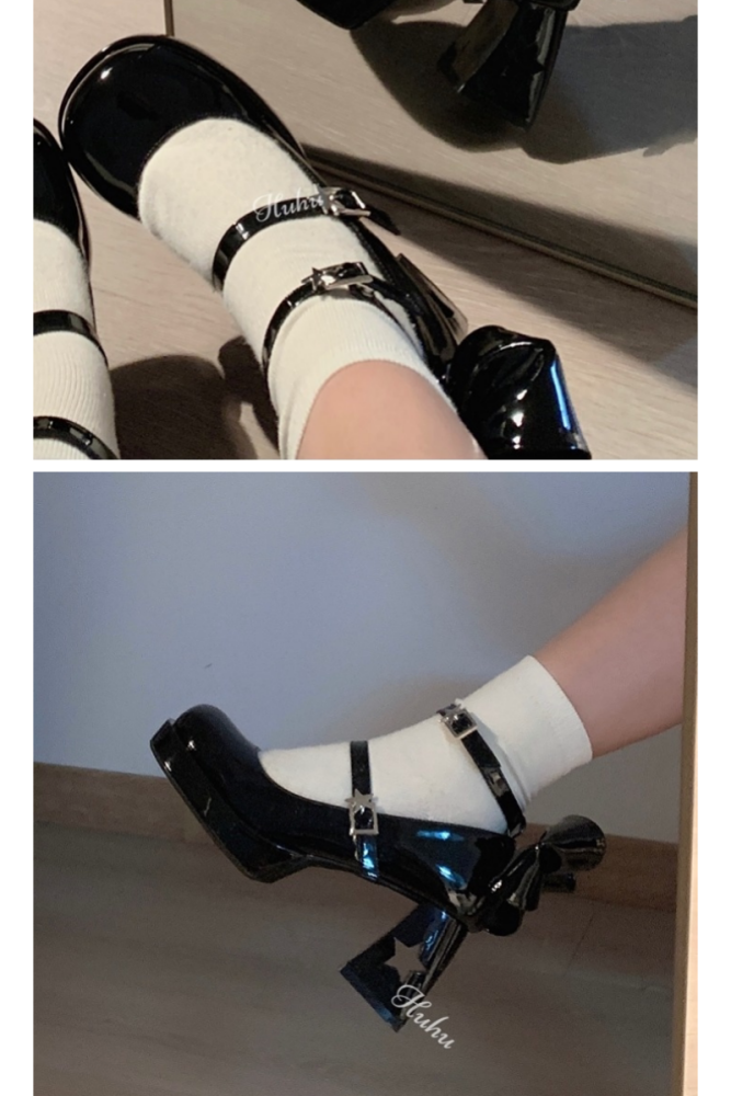 Sweet Starmoon Lolita Heels Shoes Round Toe