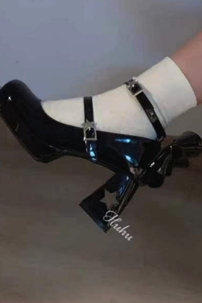 Sweet Starmoon Lolita Heels Shoes Round Toe