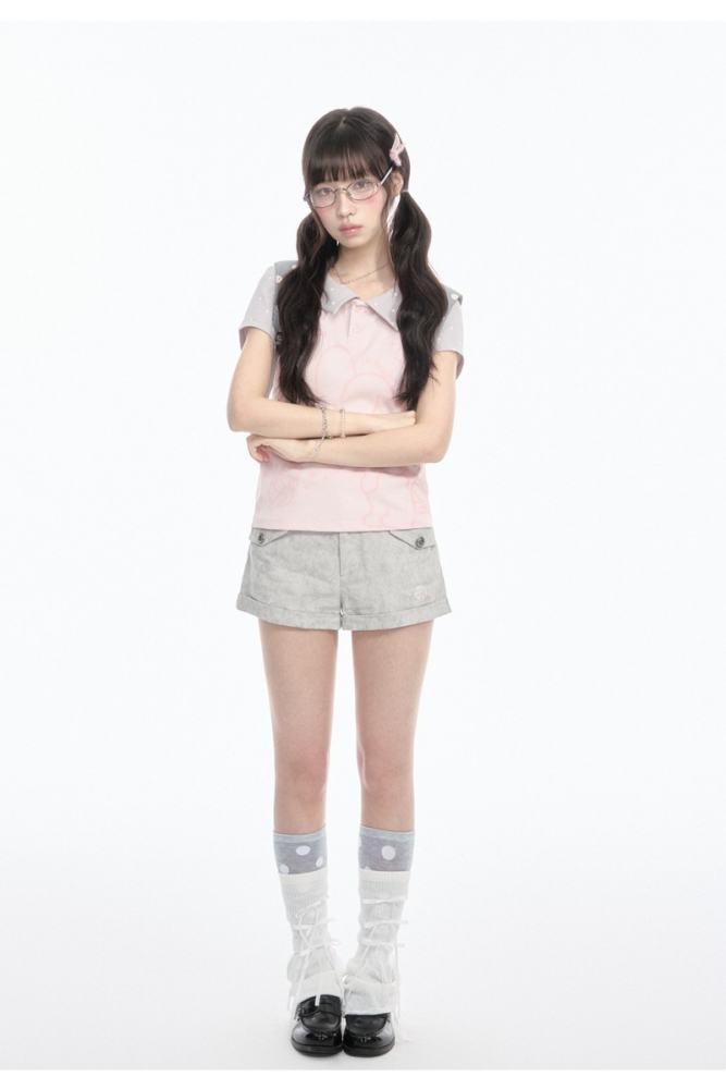 Kyouko and Sanrio Collaborated My Melody Patchwork Shirt and Shorts