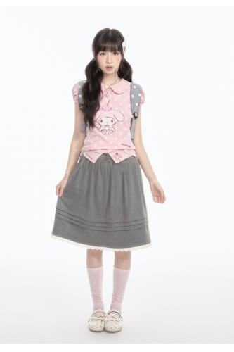 Kyouko and Sanrio Collaborated My Melody Polka Dot Top and Skirt