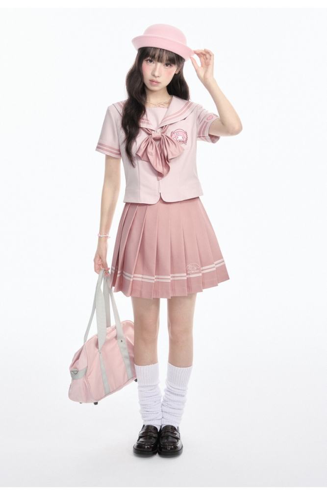 Kyouko and Sanrio Collaborated My Melody Pink Sailor Uniform and Tie