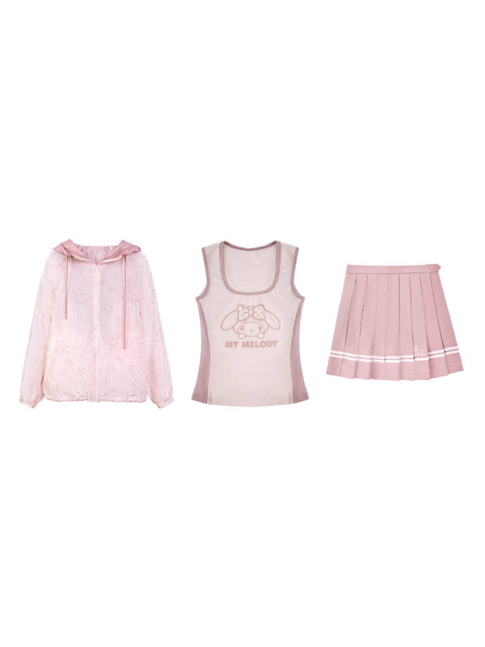 Kyouko and Sanrio Collaborated My Melody Vest Skirt and Coat