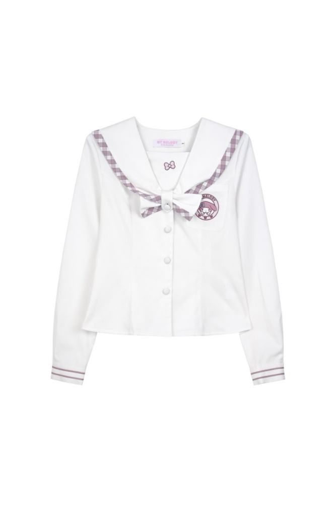 Kyouko and Sanrio Collaborated My Melody Pink Sailor Uniform