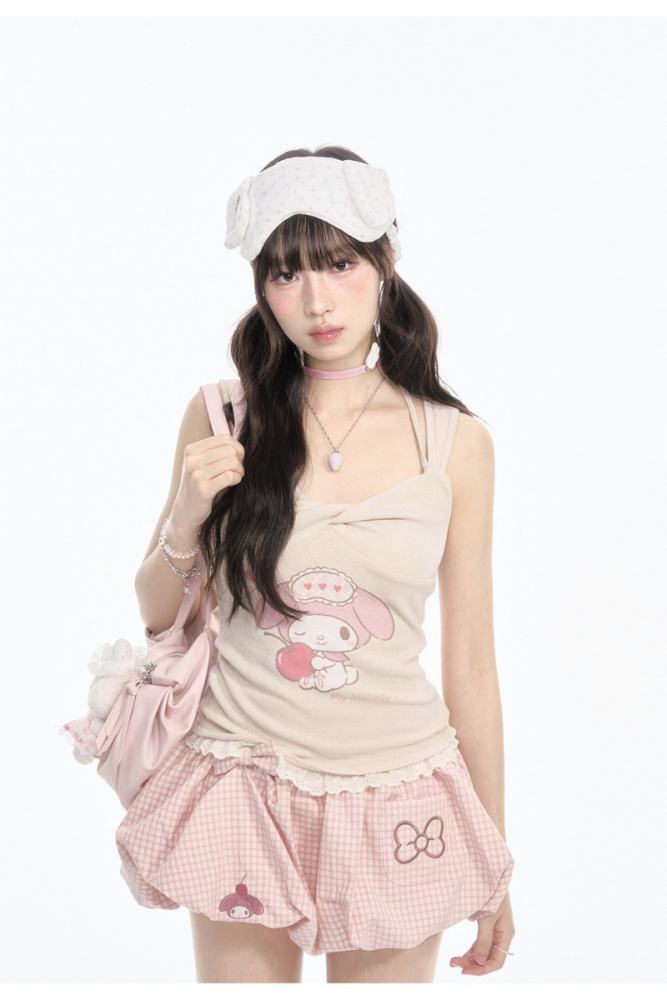 Kyouko and Sanrio Collaborated My Melody Vest and Skirt