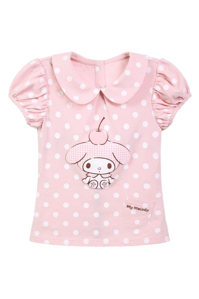 Kyouko and Sanrio Collaborated My Melody Polka Dot Top and Skirt