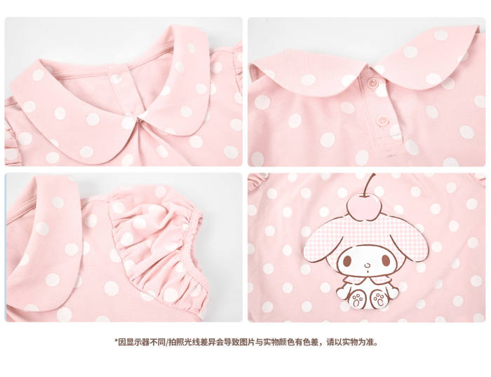 Kyouko and Sanrio Collaborated My Melody Polka Dot Top and Skirt