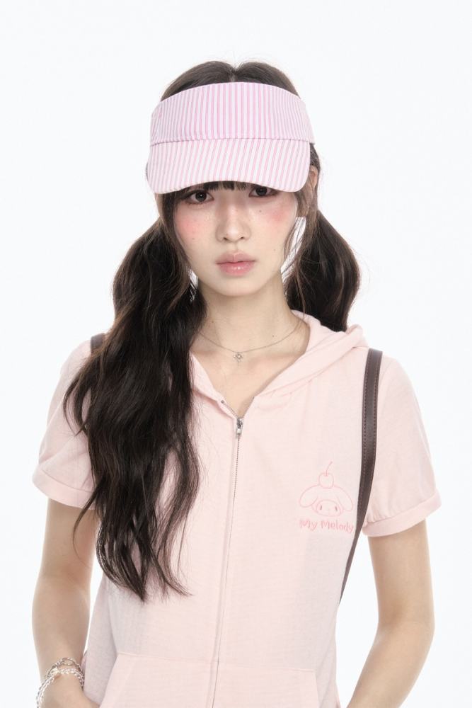Kyouko and Sanrio Collaborated My Melody Short‑Sleeved Hoodie and Skirt