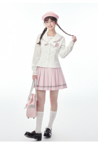 Kyouko and Sanrio Collaborated My Melody Pink Sailor Uniform