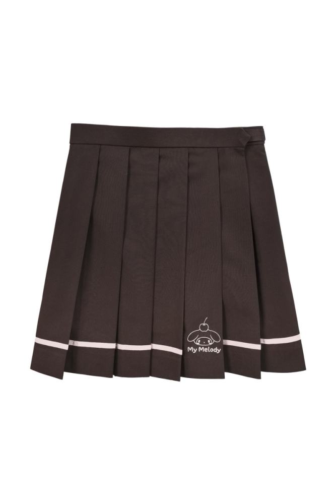 Kyouko and Sanrio Collaborated My Melody Short‑Sleeved Hoodie and Skirt