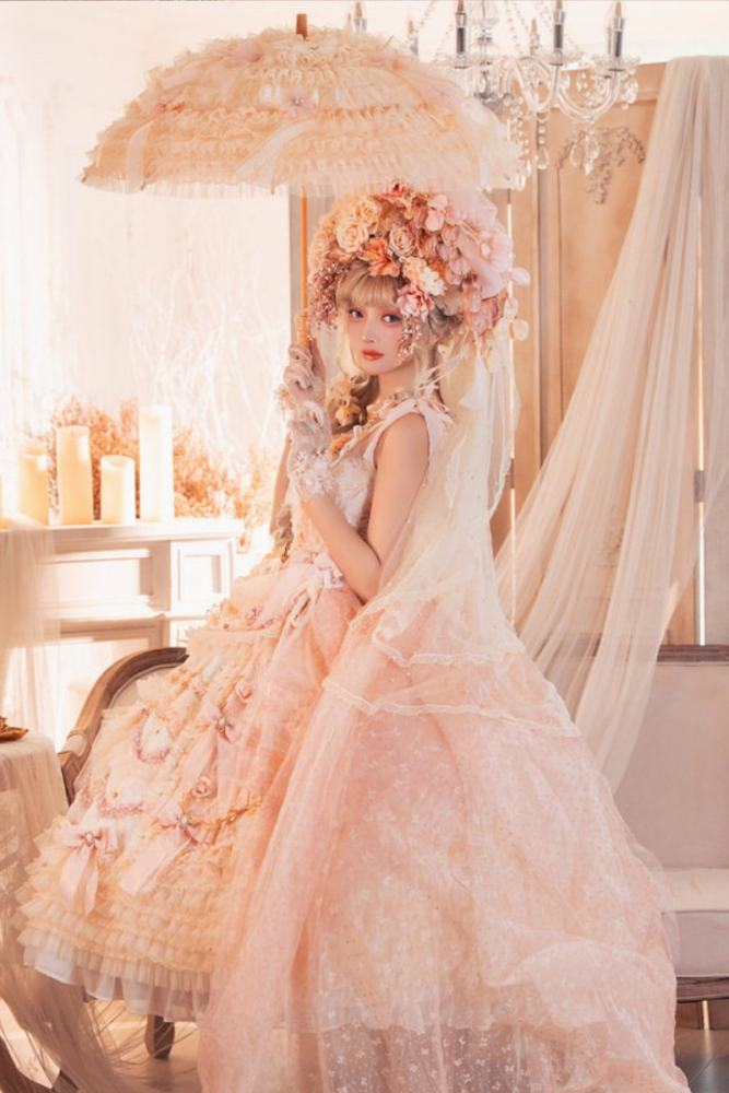 Cat Fairy Time Gem Retro Hime Lolita JSK