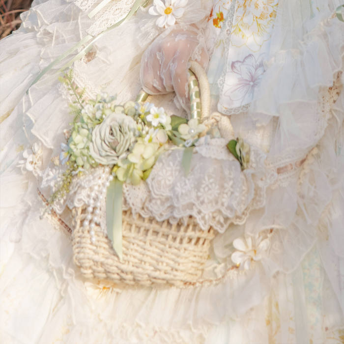 Cat Fairy Daisy Cottage Core Classic Lolita Accessories