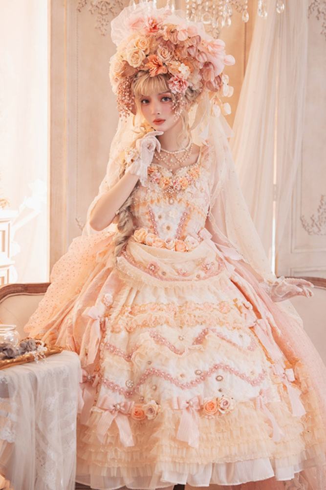 Cat Fairy Time Gem Retro Hime Lolita JSK
