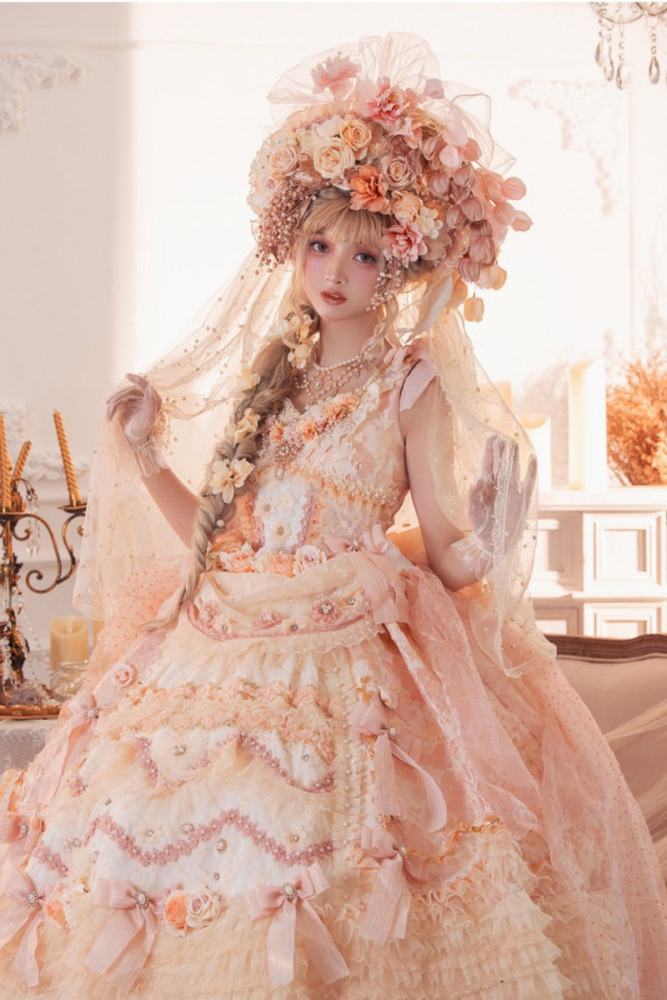 Cat Fairy Time Gem Retro Hime Lolita JSK