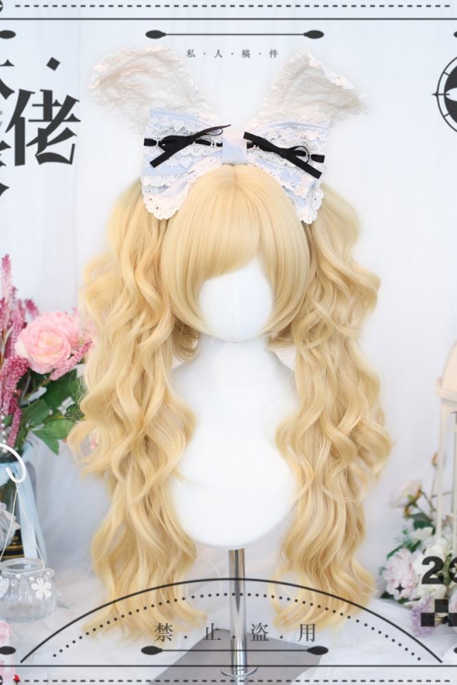 Dalao Home Sugar Snow Bob and Ponytails Lolita Wigs