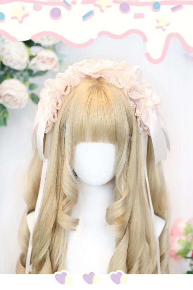 Dalao Home Roman Curls Blonde Lolita Wig