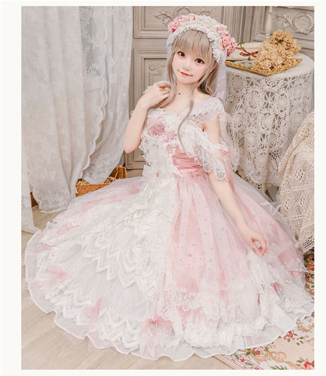 Cat Fairy ~Glass Phantom ~Tea Party Lolita Dress