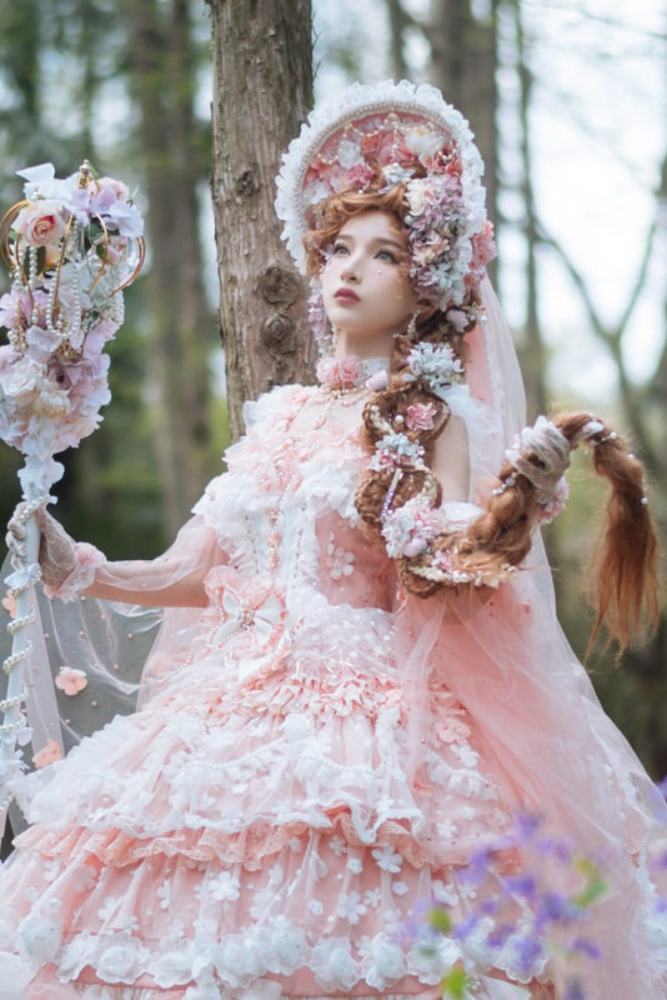 Cat Fairy Elven Fairy Elegant Chiffon Lolita JSK