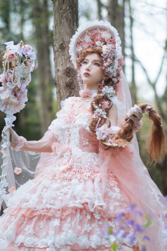 Cat Fairy Elven Fairy Elegant Chiffon Lolita JSK