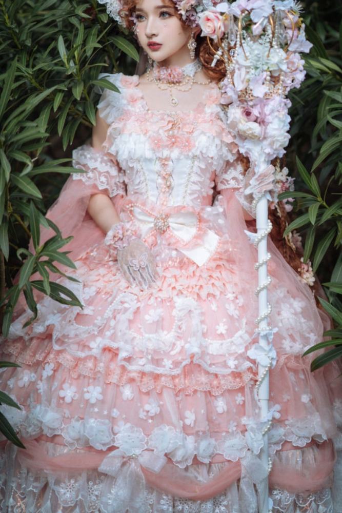 Cat Fairy Elven Fairy Elegant Chiffon Lolita JSK