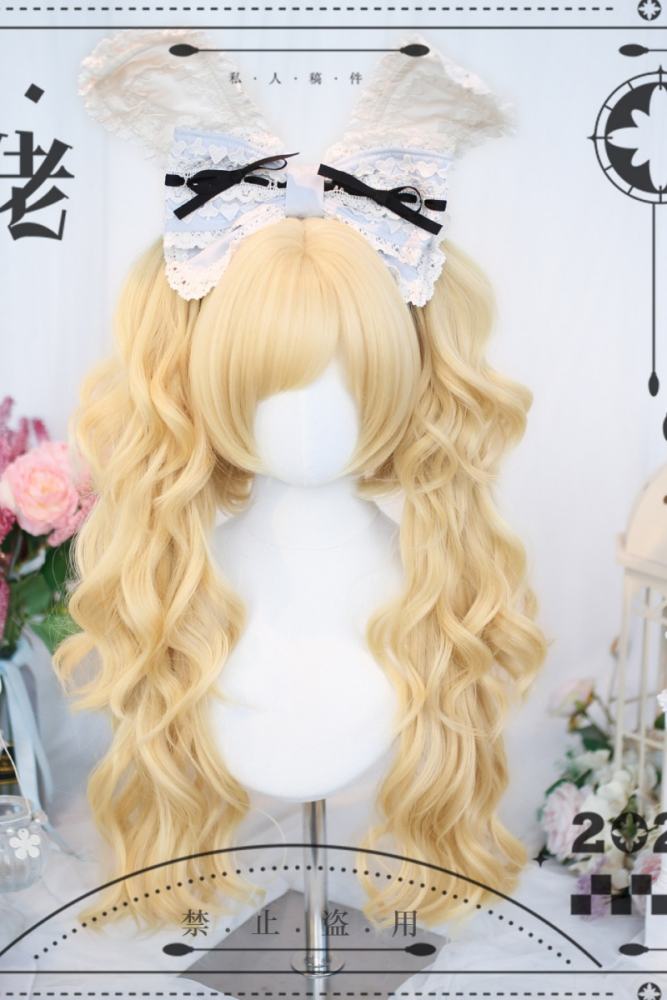 Dalao Home Sugar Snow Bob and Ponytails Lolita Wigs