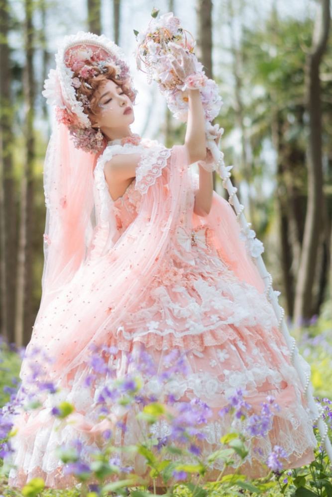 Cat Fairy Elven Fairy Elegant Chiffon Lolita JSK