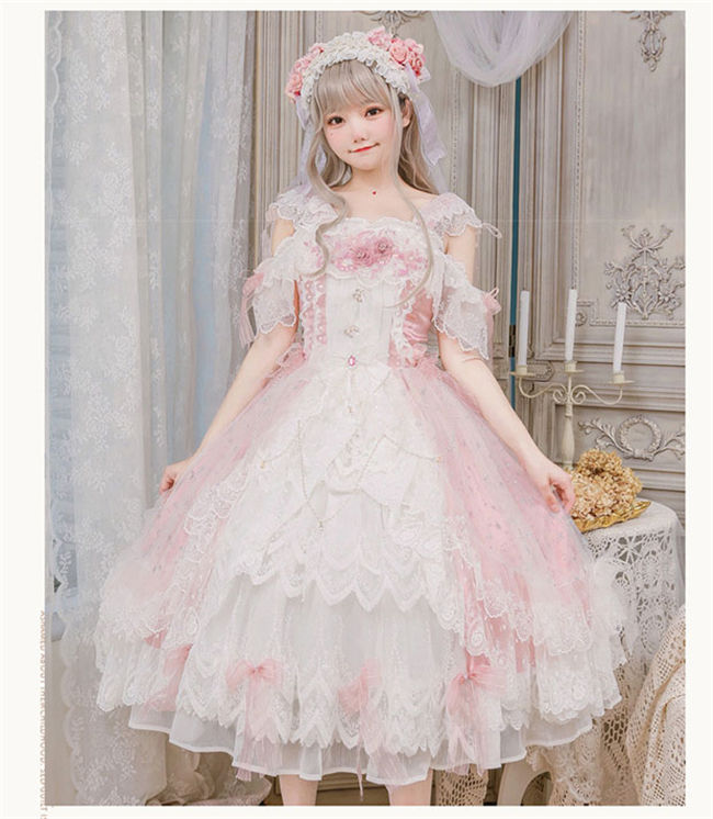 Cat Fairy ~Glass Phantom ~Tea Party Lolita Dress