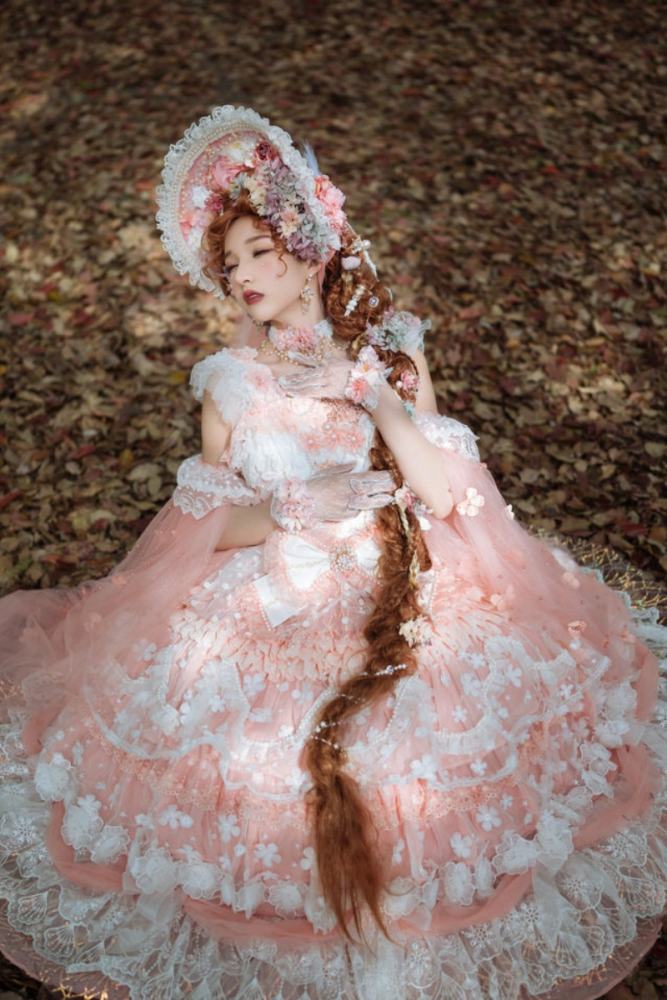 Cat Fairy Elven Fairy Elegant Chiffon Lolita JSK
