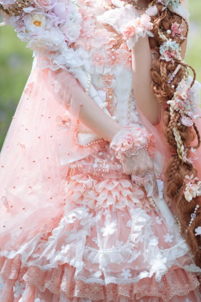 Cat Fairy Elven Fairy Elegant Chiffon Lolita JSK
