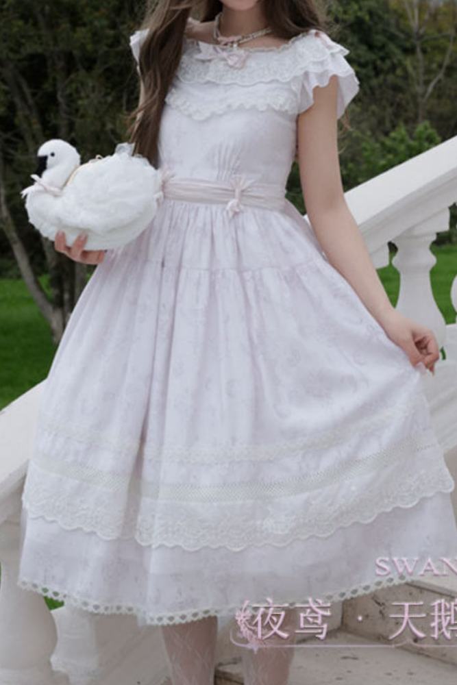 Iris De Nuit ~Swan Song~ Retro Lolita OP and JSK