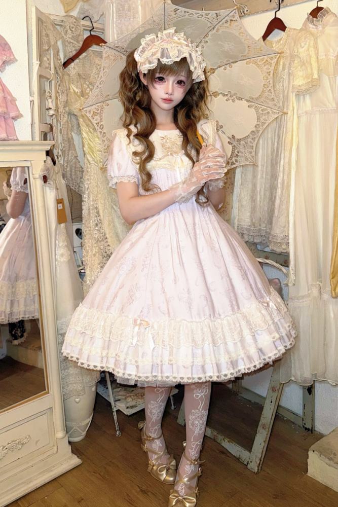 Iris De Nuit ~Swan Song~ Retro Lolita OP and JSK