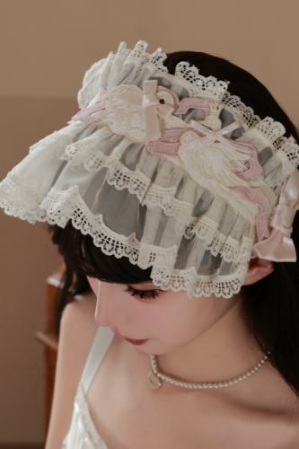 Iris De Nuit ~Swan Song~ Lolita Hairband Bag and Brooch