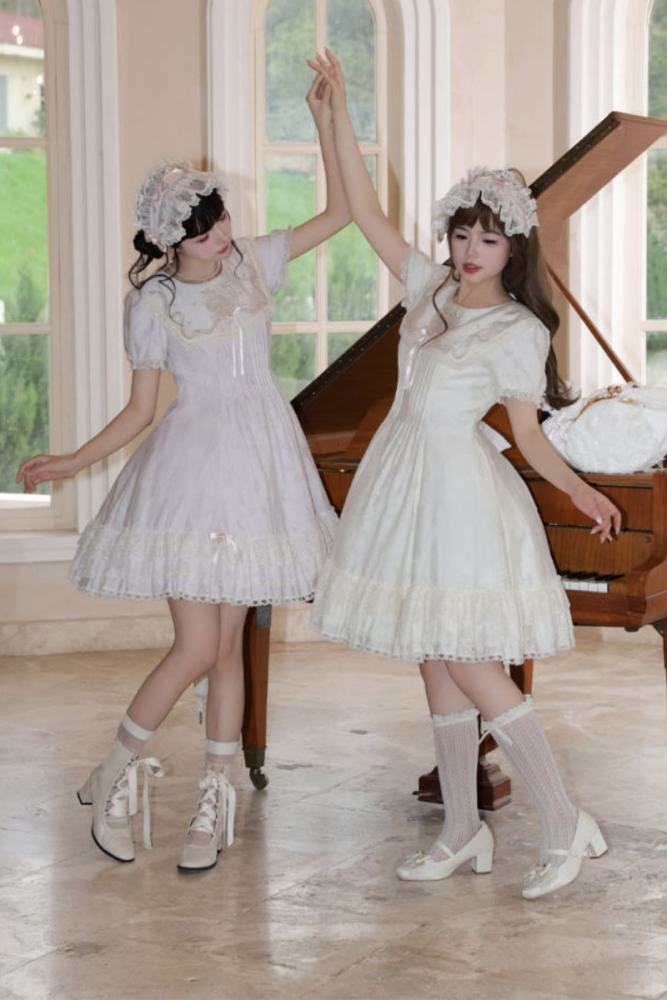 Iris De Nuit ~Swan Song~ Retro Lolita OP and JSK