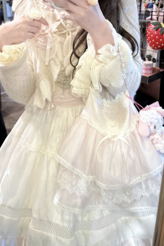 Iris De Nuit ~Swan Song~ Lolita Hairband Bag and Brooch