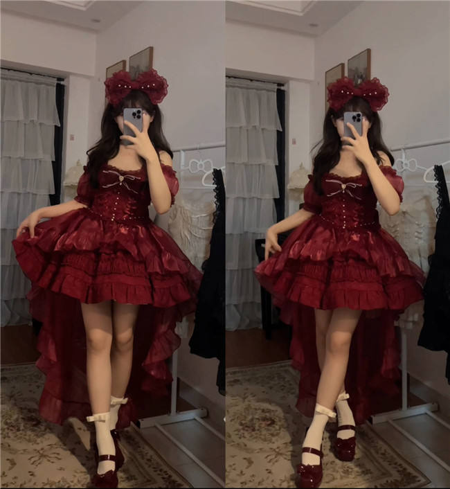 The Story of the Rose Lolita Jumper Dress and Accessories