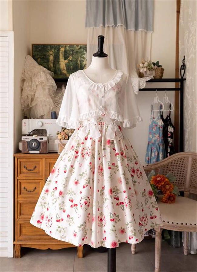 Forest Wardrobe Fruit and Flower Lolita Jumper Dress