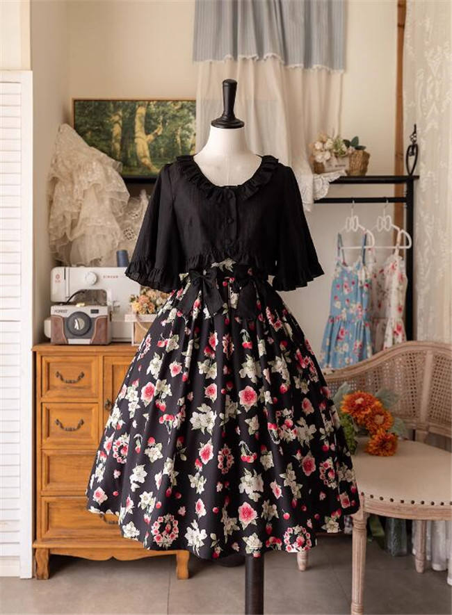 Forest Wardrobe Fruit and Flower Lolita Jumper Dress