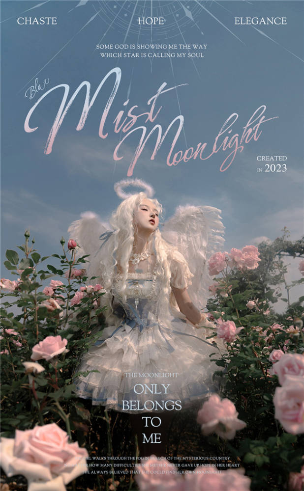 Nine Ode Mist Moon Light Ballet Lolita Skirt, Top and Accessories