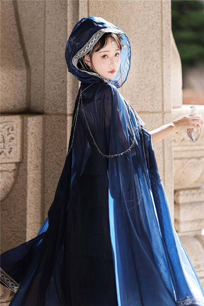 Dream of the Milky Way Han Style Lolita Dress and Cape