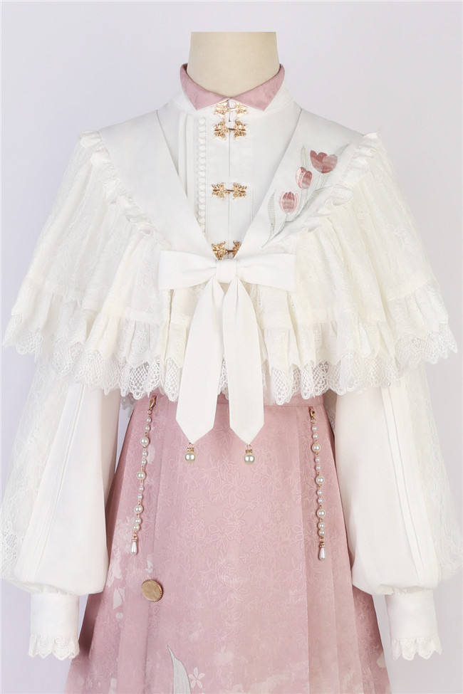 To Tulip Han Style Top and Skirt