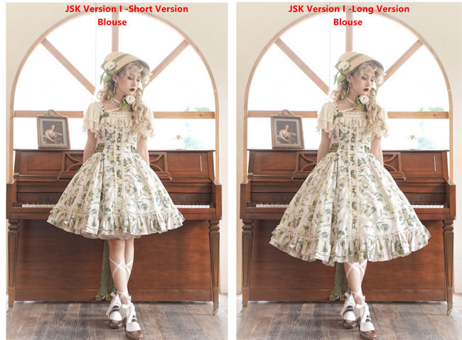 Moon River Camellia Classic Lolita Jumper Dress and Blouse