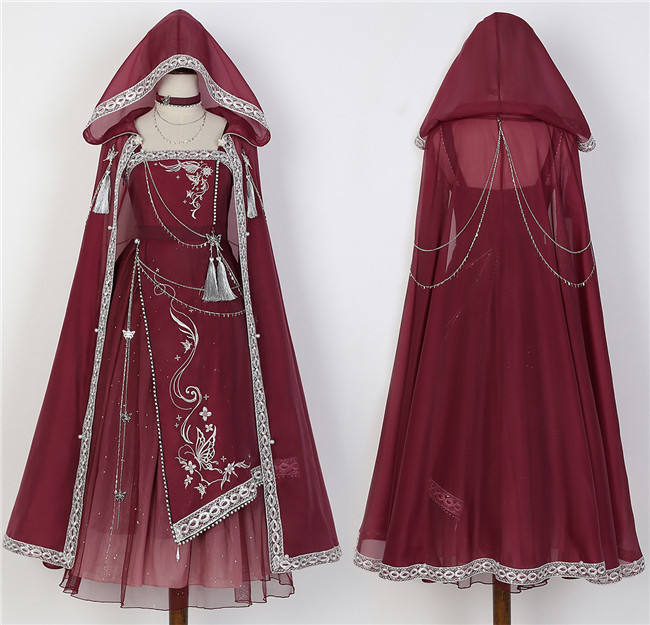 Dream of the Milky Way Han Style Lolita Dress and Cape