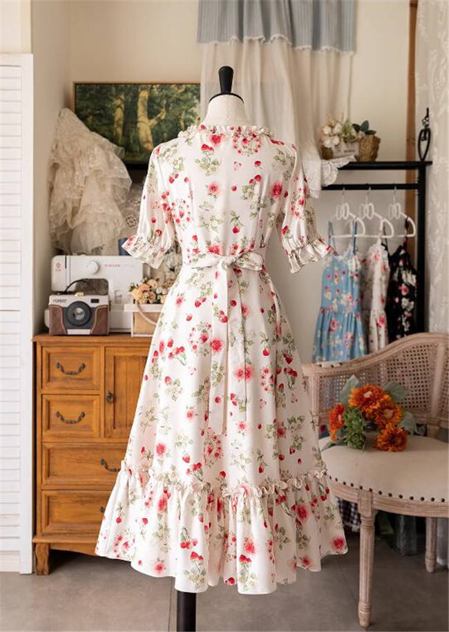 Forest Wardrobe Fruit and Flower Lolita One Piece