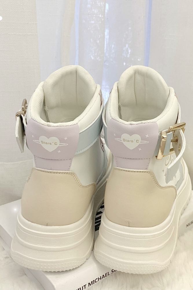 Stars Crown ~Rainbow Candy  High Tops Lolita Sneaker