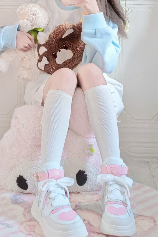 Stars Crown ~Rainbow Candy  High Tops Lolita Sneaker