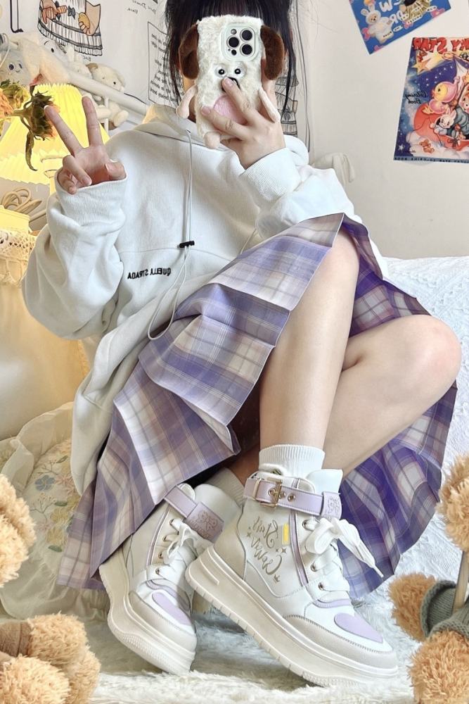 Stars Crown ~Rainbow Candy  High Tops Lolita Sneaker