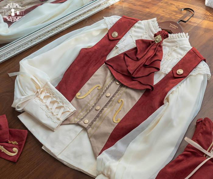 Miss Point Golden Movement College Lolita Vest