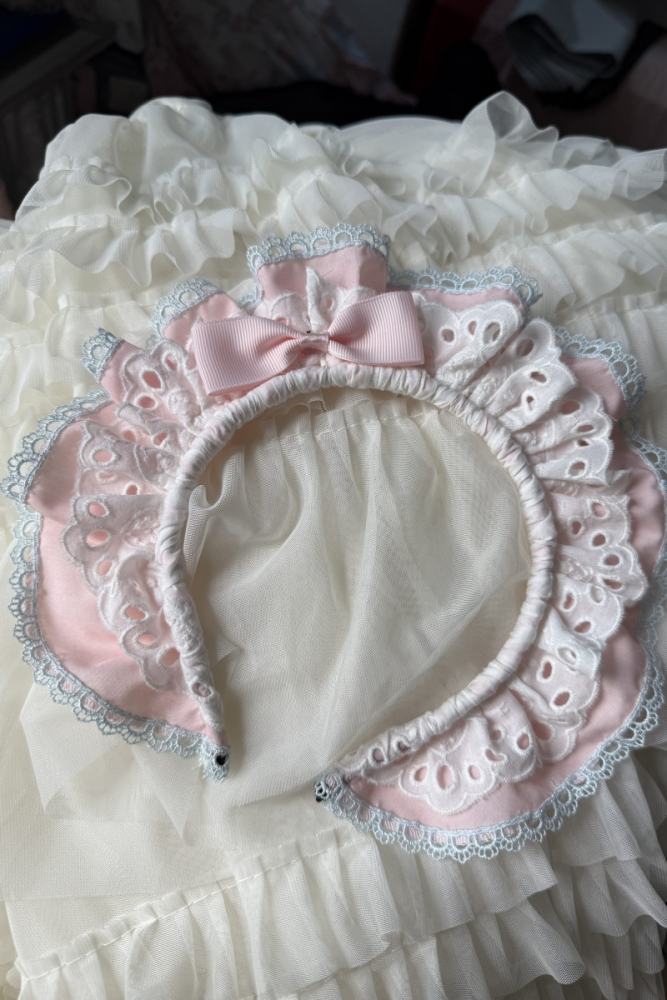 Not Cute ~Dessert Kitten~ Prints Lolita OP JSK and Headdress